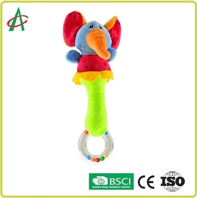 पीपी कपास शेखर बेबी आलीशान खड़खड़ LDPE Teether सुरक्षित शीतल कपड़ा