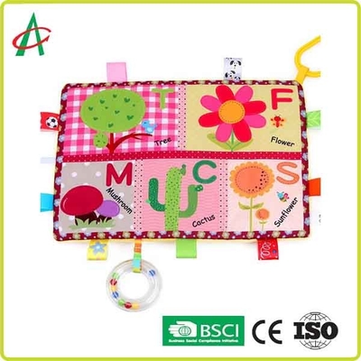 BSCI 29.7x21cm बेबी कम्फर्ट खिलौना अल्ट्रा सॉफ्ट प्लश फल और पशु मुद्रण