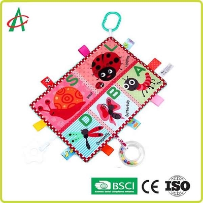 BSCI 29.7x21cm बेबी कम्फर्ट खिलौना अल्ट्रा सॉफ्ट प्लश फल और पशु मुद्रण